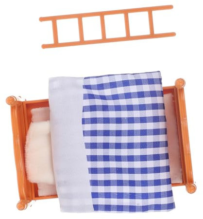 Vaguelly 1juego Mini Casa Cama De Dormitorio Muebles Adornados De Juguete para Decoración De De Mueble