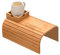 Porte-gobelet en bois pour canapé, accoudoir de canapé, organisateur de boisson à clipser, compact et peu encombrant, design élégant et moderne, bois, pour boissons et collations