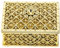 BESTYASH Vintage Goldene Schmuckschatulle, Kleine Schmuckstück-aufbewahrungsbox, Rechteckige Schatzkiste, Dekorative Andenken-box, Bonbonniere, Hochzeits-party-zubehör