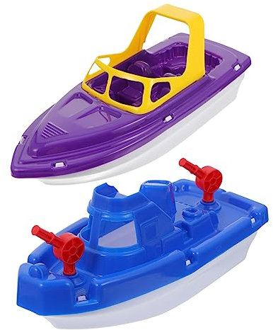 SUPVOX 2Pièces Bateau Colorés pour Plastique Bain pour Bébés pour Jeux De Piscine Activités