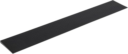 Rampa de umbral de 1,5 cm de inclinación | goma antideslizante para puertas calzadas, baños, ruedas, scooters, andadores y sillas de ruedas