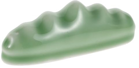 Angoily Creative Ceramic Pen Holder Wave Design Brush Stand for Writing and Painting Art Brush Holder for Home Office Desk Organizer