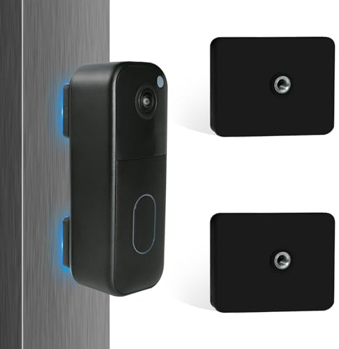 TEKCAM Doorbell Magnetic Mount Compatible with Blink Video Doorbell 2nd Gen, DoorBell Camera Mounting Bracket Accessories for Metal Surface, No Drilling, Easy Installation for Renters & Apartments