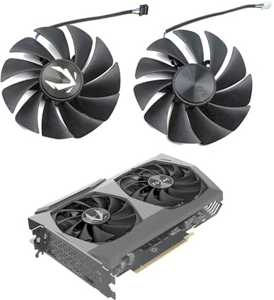 Grafikkarten Lüfter für Videokarte ZOTAC GAMING GeForce RTX 3060 Ti OC Twin Edge, RTX3050 TwinEdge