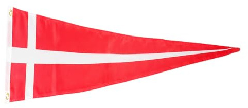 Fahne Flagge Dänemark Dannebrog Wimpel Langwimpel - 30 x 150 cm