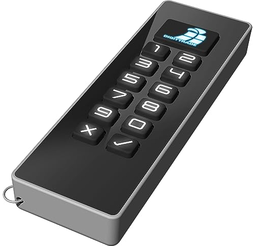 Kobra USB-C Stick 16GB mit Hardware Verschlüsselung und PIN-Eingabe über Tastenfeld, in Deutschland entwickelt und hergestellt, Gussgehäuse, FIPS 197