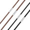 Richsteel Cord Necklace Personalised Men Braided Necklace Brown Leather With Clasp Mens Necklaces