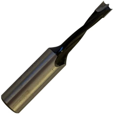Rennie Tools - 6mm x 27mm Flute x 10mm Shank TCT Tipped Dowel Drill Bit/Lip & Spur R/H For Hand Held Or CNC Router