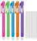 cobee Radiergummi Set, 5 einziehbare Klick Radiergummi Stiftschalen mit 5 Radiergummis, Druckbleistift, Radiergummis für Kinder, Studenten, Lehrer, Künstler, Malen, Schreiben, Zuhause, Schule (A)