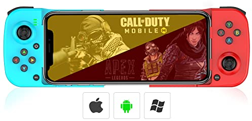Megadream 【Mobile Game Controller Gamepad für iPhone iOS Android PC】Funktioniert mit iPhone 16/15/14/13/12/11, iPad, Samsung Galaxy, TCL, Tablet, Call of Duty, Diablo Immortal - Direktes Spielen