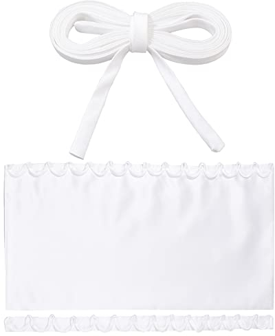 AHANDMAKER Hochzeitskleid Korsett Kit Reißverschluss Ersatz Verstellbare Passform Satin Korsett Rücken Kit Schnürung, Für Formelles Abschlussballkleid (Weiß)
