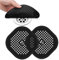 Flintronic 2PCS Coladores de Drenaje de Silicona, Cubierta de Desagüe de Ducha, Tapón de Filtro Protector de Colator de Fregadero Plegable con Ventosa Fuerte para Bañera, Baño, Cocina-Negro