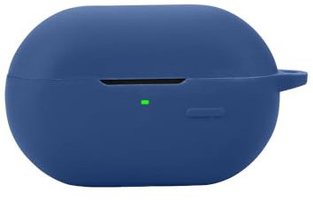 FTRONGRT Cover Compatibile con SoundPEATS PearlClip, Silicone Morbido, Antigraffio, Bluetooth Scatola per Cuffie Custodia Protettiva Compatibile con SoundPEATS PearlClip.Blu Navy