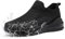 LARNMERN Zapatos Antideslizantes Mujer Zapatillas de Cocina Hosteleria Slip-On Calzado Casuales colchón Aire Camina Impermeable,negro/38 EU