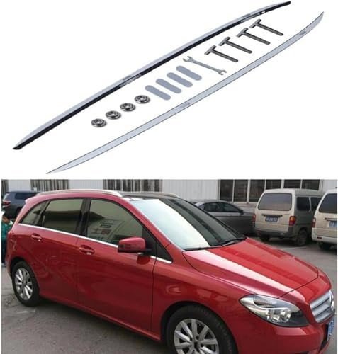 KLFDT Autodachträger für Mercedes Benz B Class W246 B180 B200 2011-2018,Aluminium Dachträger Relingträger, für Fahrradträger, Dachboxen oder als Skihalter