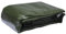 WERKA PRO Bâche Multifonctions Noire et Verte 240 g/m2 6 x 10 m