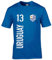FanShirts4u Herren Fan-Shirt Jersey Trikot - Uruguay - T-Shirt inkl. Druck Wunschname & Nummer WM (L, Uruguay/blau)