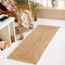 Second Nature Online DHAKA Jute-Teppich, 100 % Naturfaser, handgewebt, ethischer Handel, umweltfreundlich (Rechteck, 60 x 180 cm)