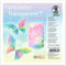 Ursus 38065501 - Transparentpapier-Faltblätter Feenstaub, 50 Blatt, ca. 15 x 15 cm, 115 g/qm, einseitig Bedruckt, zum Falten von Fensterbildern, Sternen und Figuren, bunt