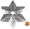 Srup 10 Piezas Juego cortadores de árbol de galletas de estrella, Cortadores de Galletas de Acero Inoxidable, Molde para Galletas de Acero Inoxidable Con Estrella de Cinco Puntas, Mini Molde Galletas