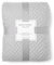 Brentfords Geometric Pinsonic Single Quilted Bedspread, Super Soft Luxurious Silver Grey Quilted Throw for Sofa Lightweight Single Throw Blanket for Bed, 125 x 150cm