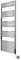 Manissa Electric Chrome Curved Towel Rail 600mm x 1600mm Chrome Ladder Rail Towel Warmer