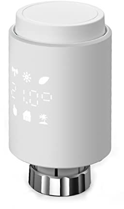 RANRAO Smart Radiator Thermostat, for ZIGBEE TRV, Radiator Thermostat Valve Head Programmable Smart TRV, App Control Easy Installation & Save Heating Costs Work with for ALEXA for GOOGLE Home for