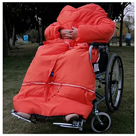 Rollstuhl Poncho Schal Tragbare Multifunktions-Rollstuhl-Thermodecke, Verdickte Winddichte Rollstuhl-Thermokleidung, Rollstuhl-Thermodecke (Color : D, Size : 150x200cm)