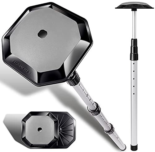 CHAMPKEY Golf Support System | Octagonal Anti-Impact Support Cover and Aluminum Alloy Rod Golf Support Stick (Grey)