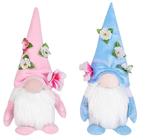 Simmpu 2PCS Muttertag Wichtel Plüsch Dekorationen Gesichtslose Wichtel Deko Zwerg Gesichtslose Puppen Puppen Dekorationen Plüsch Deko Haus Ornamente Geschenk Muttertag Urlaub Dekorationen