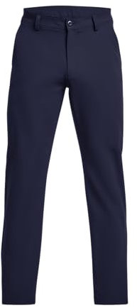 Under Armour Mens Ua Tech Tapered Pants, Midnight Navy, 36/30