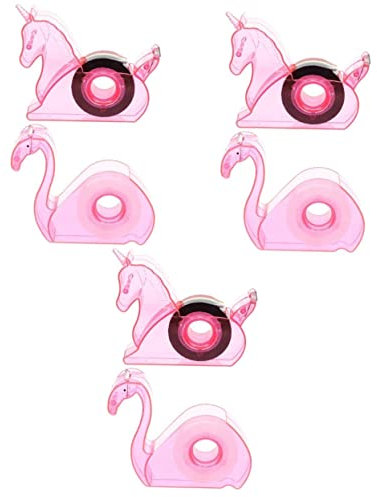 Operitacx 6 Sätze Bandschneider Lustiger Klebebandspender Katzenbandspender Süßer Klebebandspender Desktop-bandhalter Washi-tape-cutter Schreibtisch-washi-tape-halter Plastik Konto Kind