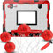 Mini Indoor Basketballkorb Basketball Hoop, kleine Bälle über Tür Small Board Hoop Spiel Set für Tür und Wandhalterung, Pool Basketball Reifen mit komplettem Zubehör