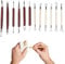 GYTFOG 12Pcs Sculpting Tools, Clay Sculpting Modelling Tools Clay Air Drying Tools for Carving Art Crafts, Air Dry Clay Tool Set for Adults Kids Pottery Craft Baking, DIY Clay Carving Set