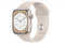 Apple Watch Series 8 (GPS, 41 mm) Carcasa de Aluminio con correa Starlight deportiva Starlight, talla única (Reacondicionado)