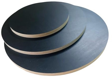 Runde Siebdruckplatte 12 mm, 15 mm, 18 mm, 21 mm - Wasserfest & Vielseitig einsetzbar für Möbel, Anhänger und mehr! (18mm (400mm))