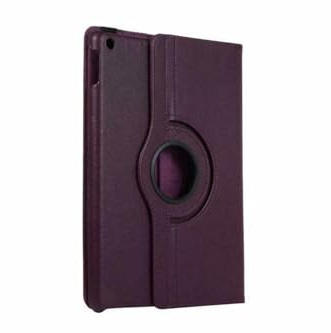 360 Rotating PU Leather Case Cover Samsung Galaxy Tab A 9.7 T550 T555 P550 P555 (Purple, Samsung Galaxy Tab A 9.7 (2015))