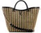 GUESS Femmes Atalia Tote Sac de Transport, Naturel/Noir, Taille Unique