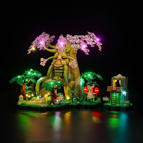 Led Licht Set Kompatibel mit Lego Great Deku Tree 2-in-1 (Kein Modell), Dekorationsbeleuchtungsset Compatible with 77092 Great Deku Tree 2-in-1 Kreative Spielzeug