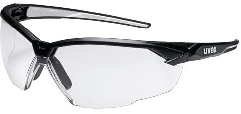 uvex suXXeed Safety Glasses with 100% UV Protection, Transparent