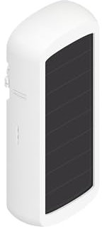 NodOn Temperatur- & Feuchtigkeitssensor - Zigbee 3.0, Batterielos, Energieautark, Low Light Solarpanel, Wartungsfrei, Raumklimaüberwachung, kompatibel mit Alexa, SmartThings, HomeAssistant