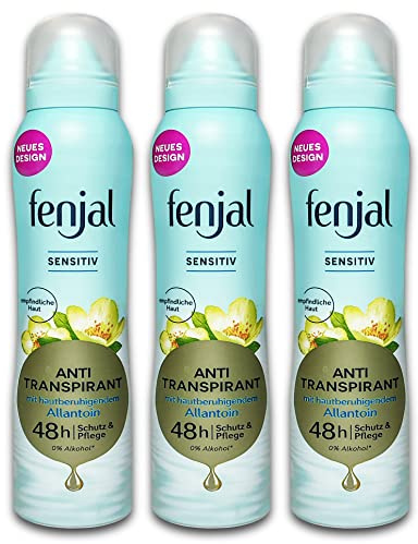 3 er Pack Fenjal Antitranspirant Classic Deo Spray Deodorant 3 x 150 ml