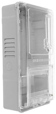 SHINEOFI Zählerkasten Abdeckung Aus Kunststoff Wetterfeste Schutzbox Für Stromzähler Im Innen Und Außenbereich Transparent Installieren