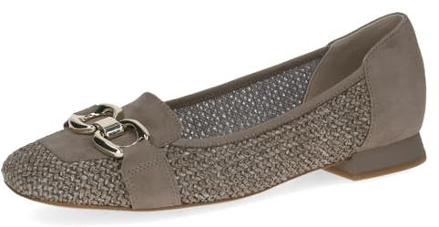 CAPRICE Slipper Materialmix Leder/Textil G-Weite