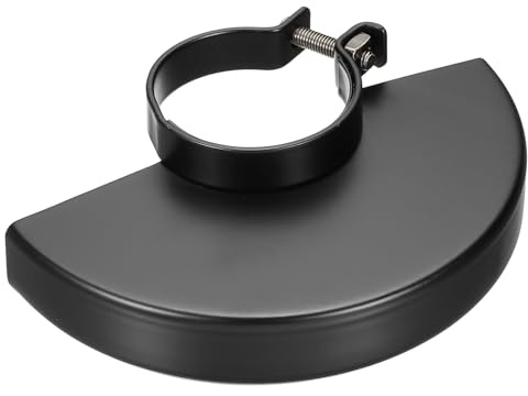 PATIKIL Angle Grinder Guard 124 x 43mm Dia, Metal Adjustable Angle Grinder Safety Guard Wheel Disc Blades Protective Cover Shield Replacement, Black
