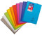 Clairefontaine 376801C Collegeblock Koverbook mit Spiralbindung (Liniert mit Rand, 80 Blatt, DIN A4+) 1 Stück farbig sortiert