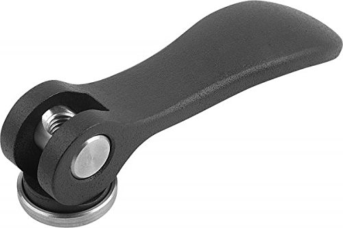 Exzenterhebel Gr.1 M05 Aluminium, schwarz, Komponent Edelstahl, K0005.1511105, 1 Stück