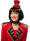NET TOYS Accessoire-Set Dompteuse mit Mini-Hut & Halsband | Rot-Schwarz | Wertiges Damen-Kostüm-Zubehör Zirkus-Direktorin | Ideal für Fasnet & Karneval