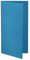 ARTOZ 25x DIN Lang Faltkarten - Blau (Petrol) gerippt 210 x 105 mm Klappkarten - Blanko Doppelkarte mit 220 g/m² edle Egoutteur-Rippung