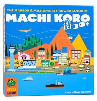 Pandasaurus PAN201905 Machi Koro 5th Anniversary Expansions, Mixed Colours